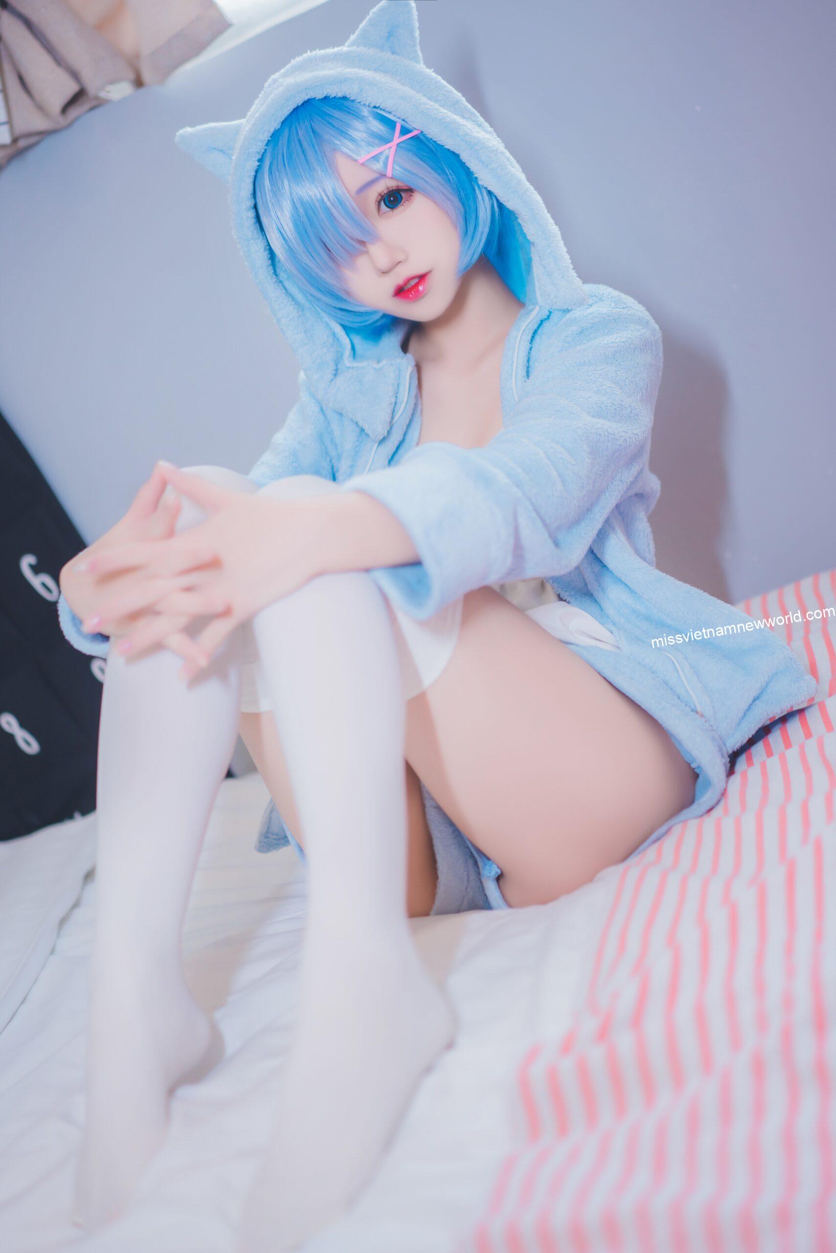 cosplay-rem-cat-pajama (6)