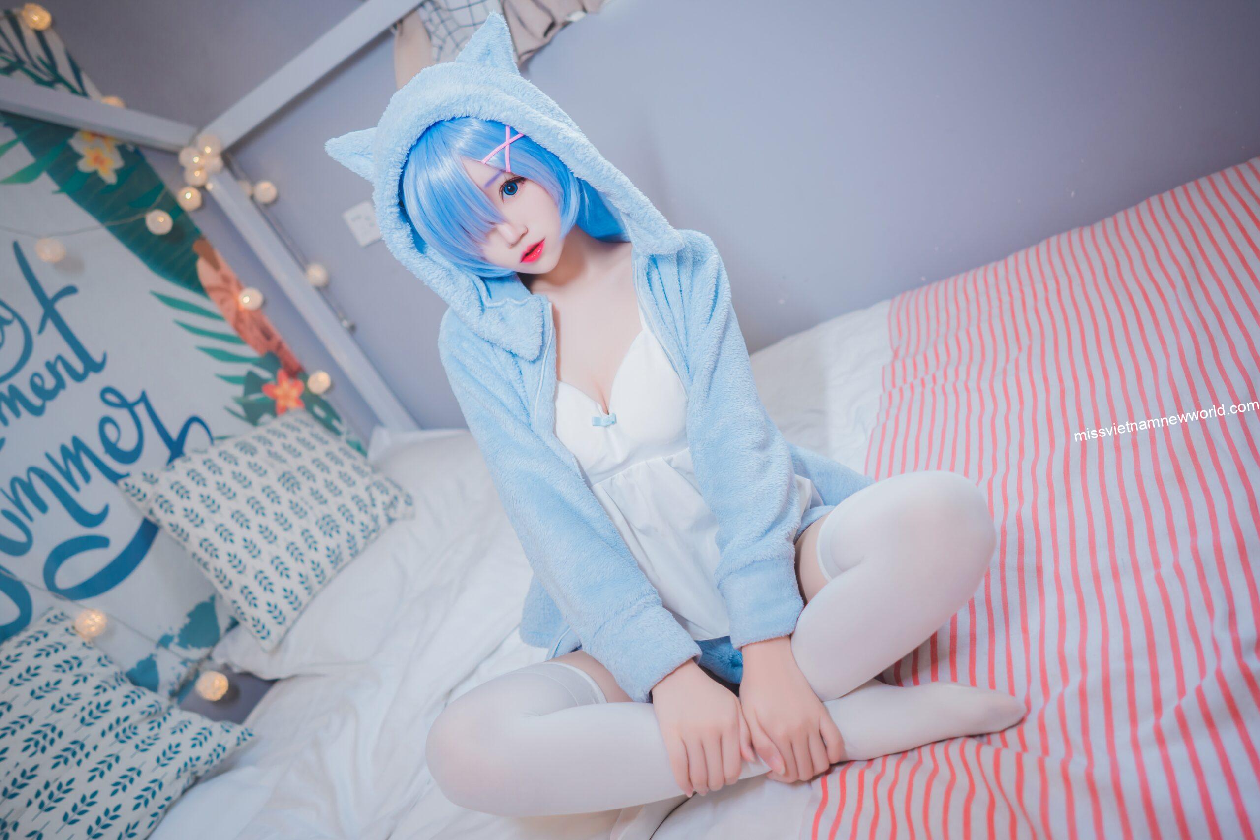 cosplay-rem-cat-pajama (8)