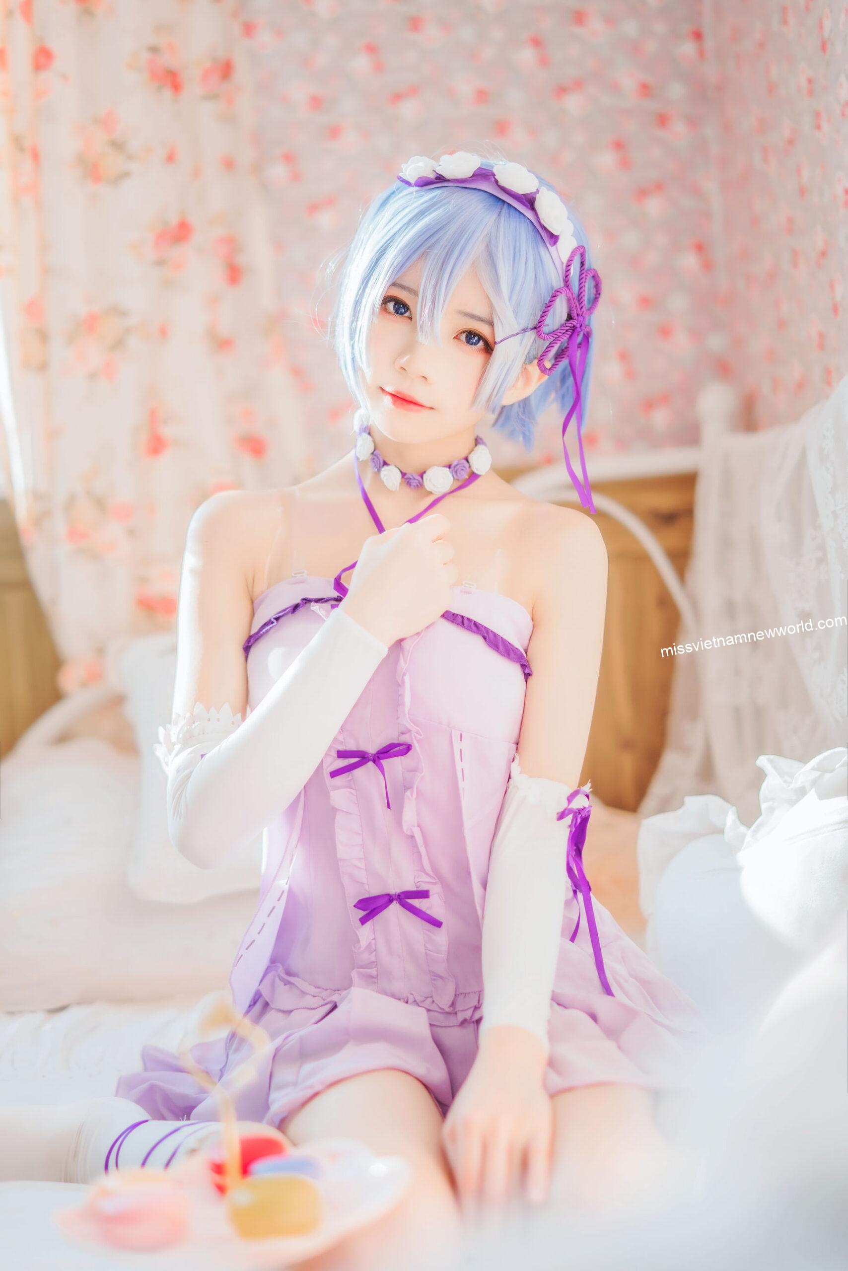 cosplay-sakura-peach-meow-lem-nightdress (3)