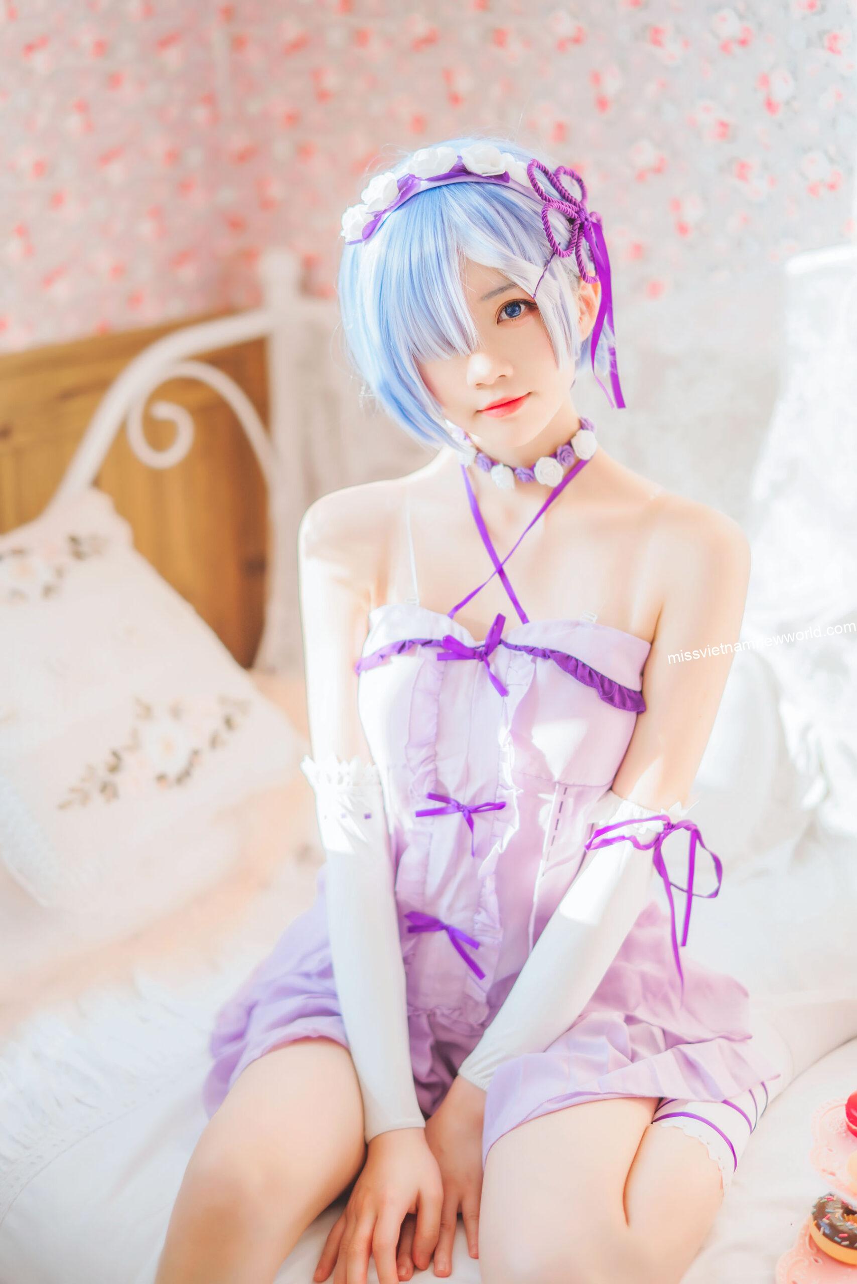 cosplay-sakura-peach-meow-lem-nightdress (5)