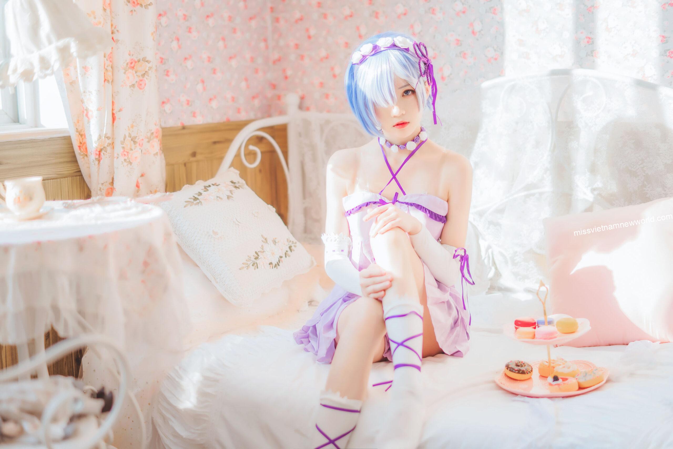 cosplay-sakura-peach-meow-lem-nightdress (6)