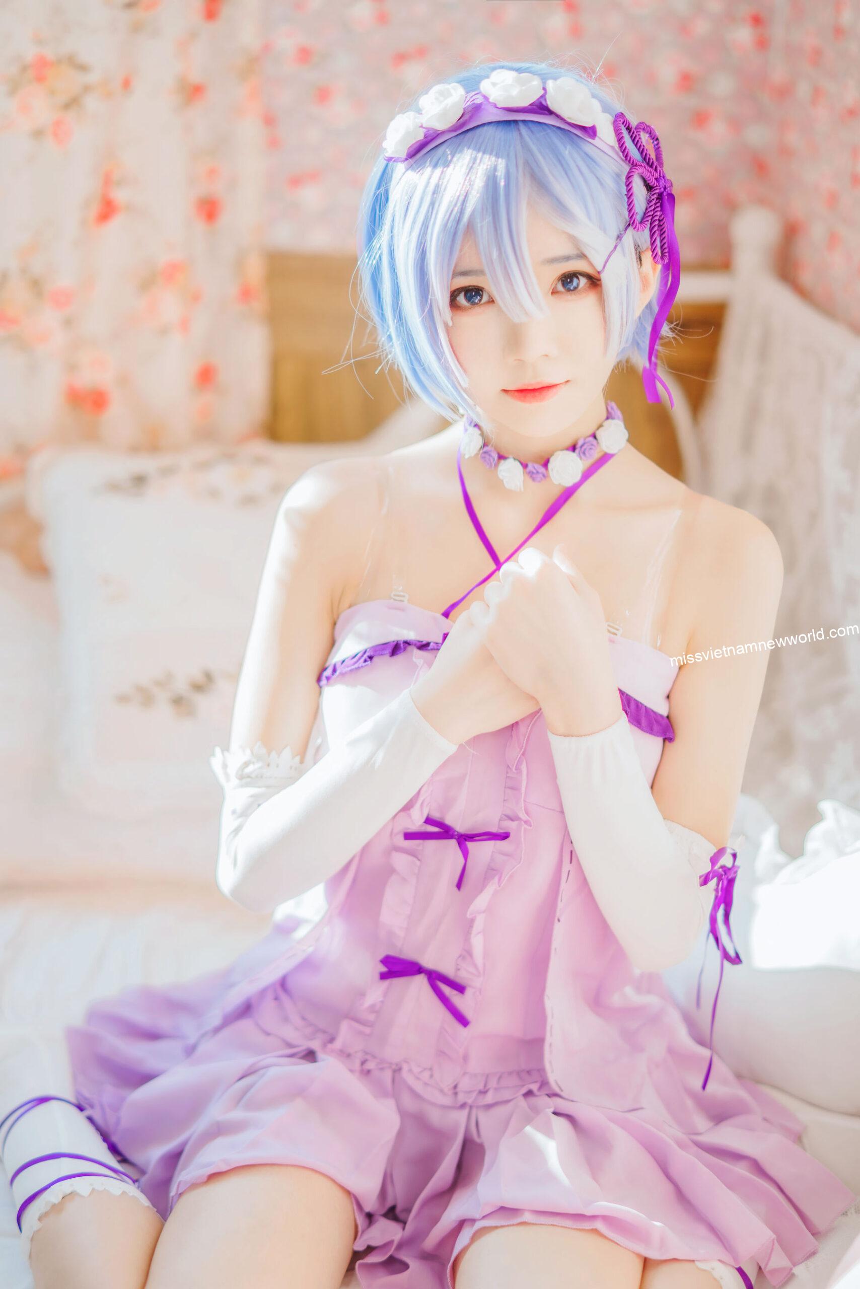 cosplay-sakura-peach-meow-lem-nightdress