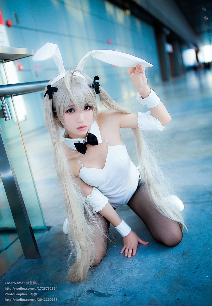 Cosplay Thỏ Ngọc đẹp miên man trong Yosuga no Sora 9