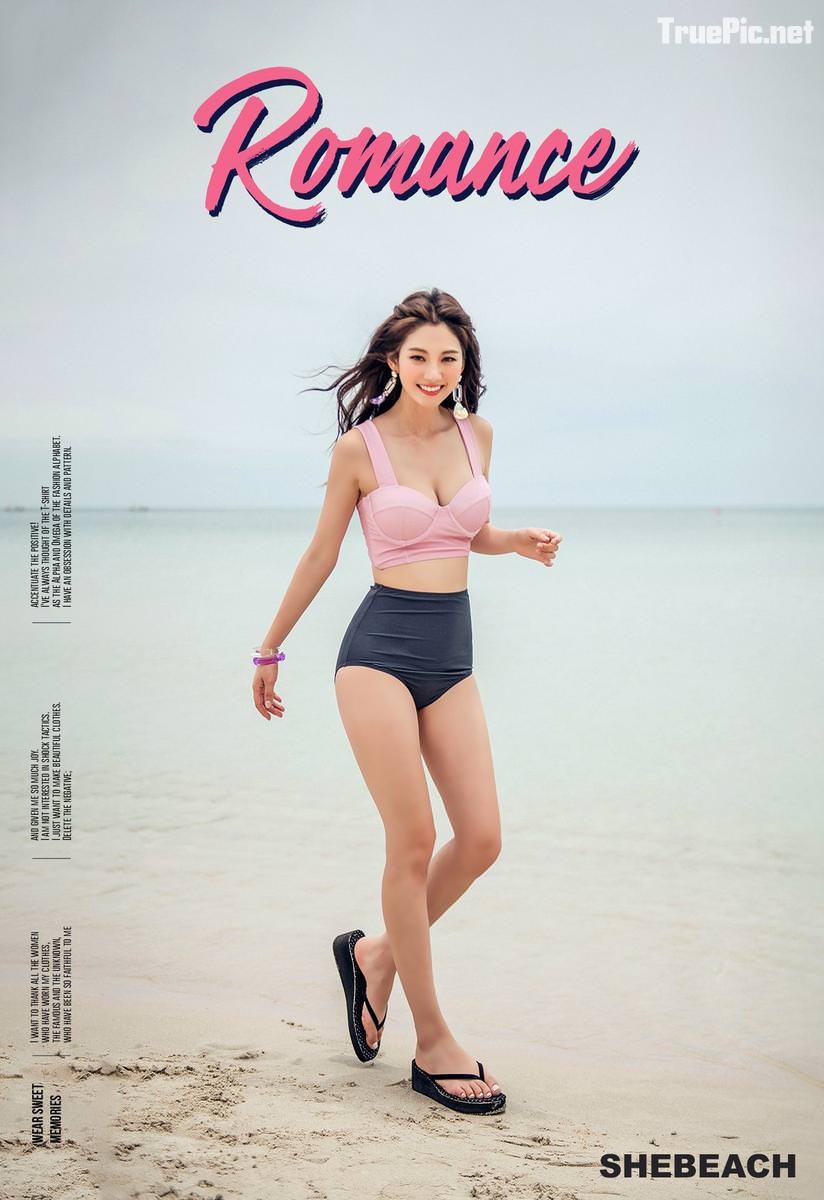 Korean fashion - Lee Chae Eun model with Sexy Beachwear and Bikini Set, TruePic.net