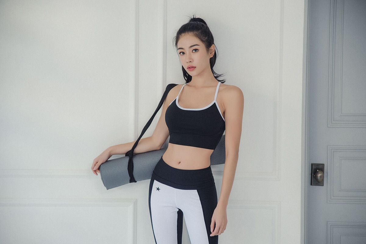 An Seo Rin model - Korean fashion Fitness Set - Jan.2018, TruePic.net