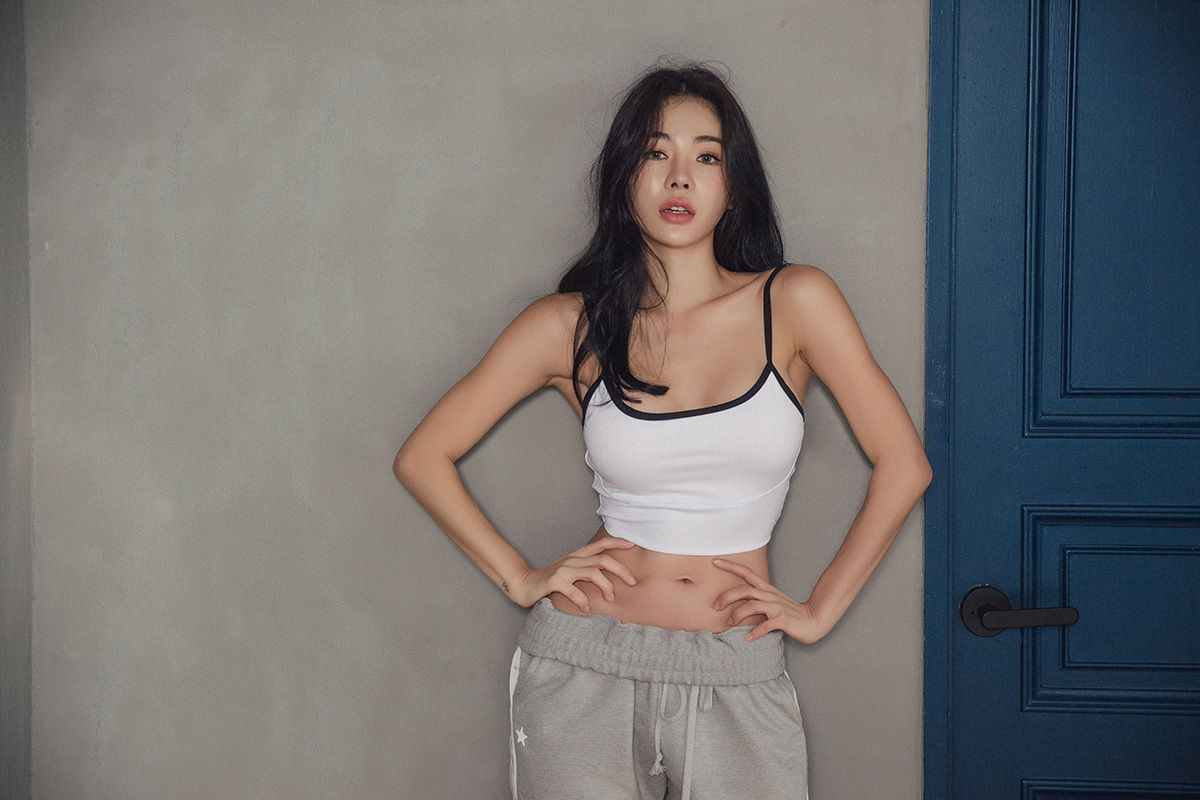 An Seo Rin model - Korean fashion Fitness Set - Jan.2018, TruePic.net