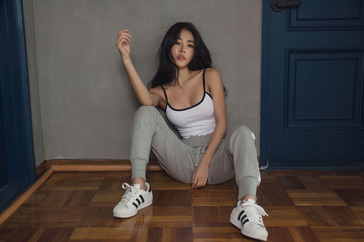 An Seo Rin model - Korean fashion Fitness Set - Jan.2018, TruePic.net