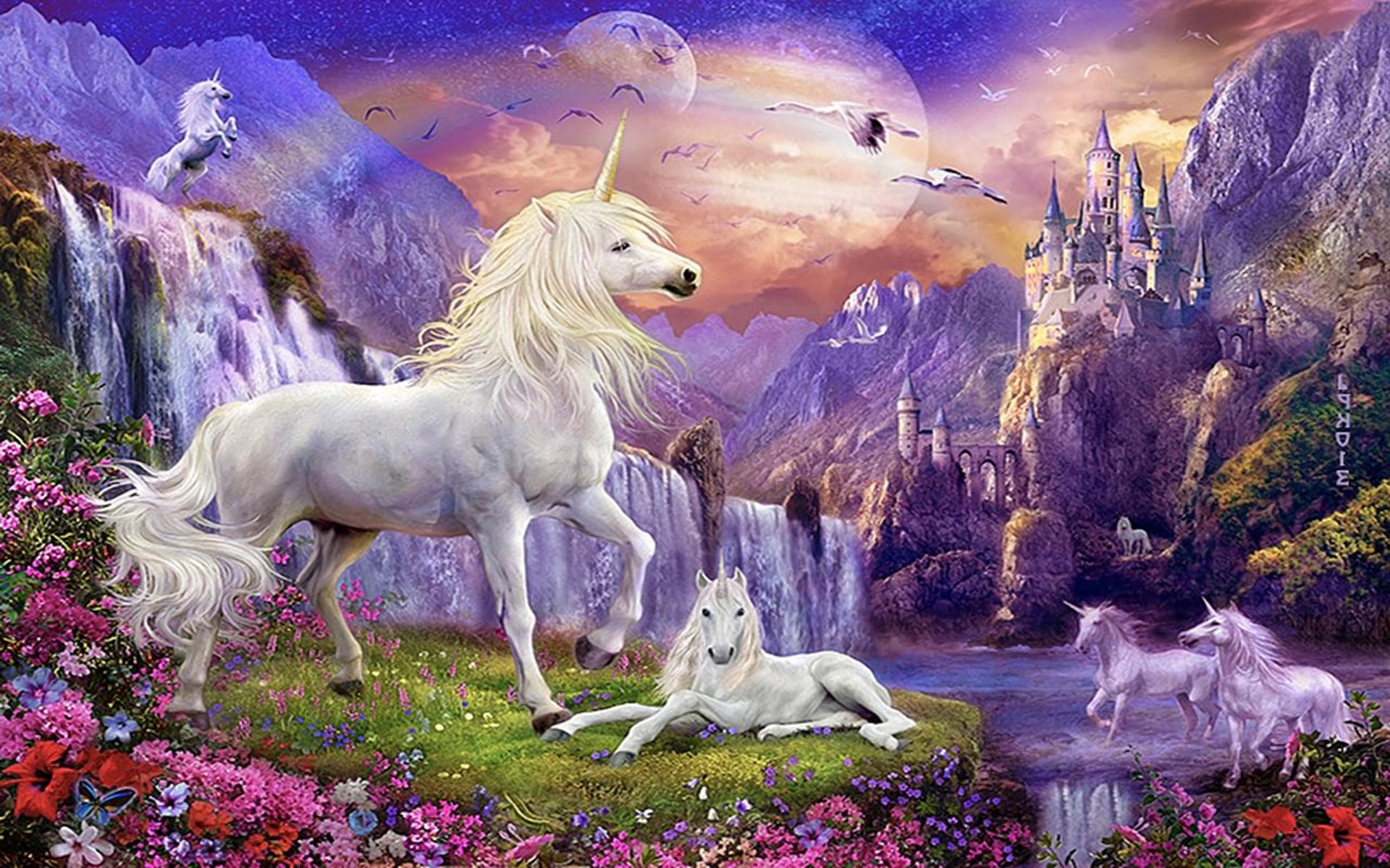 Hình nền kỳ lân Unicorn