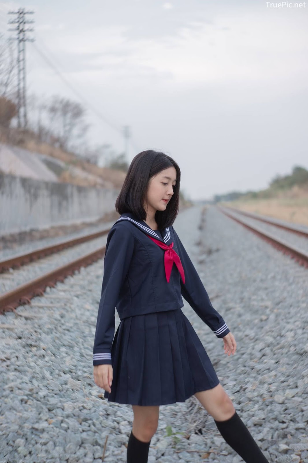 Hot girl Thailand Purewarin Kosiriwalanon - Cosplay Little Playful School Girl - Picture 21