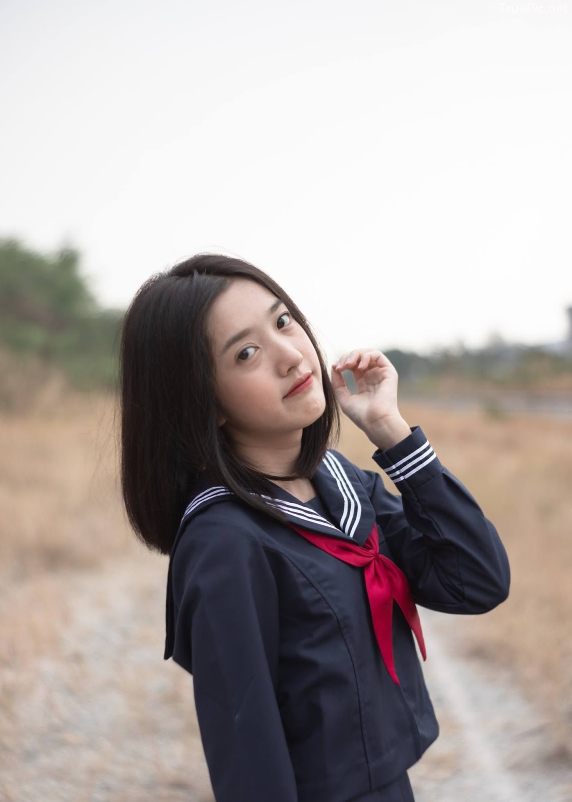 Hot girl Thailand Purewarin Kosiriwalanon - Cosplay Little Playful School Girl - Picture 25