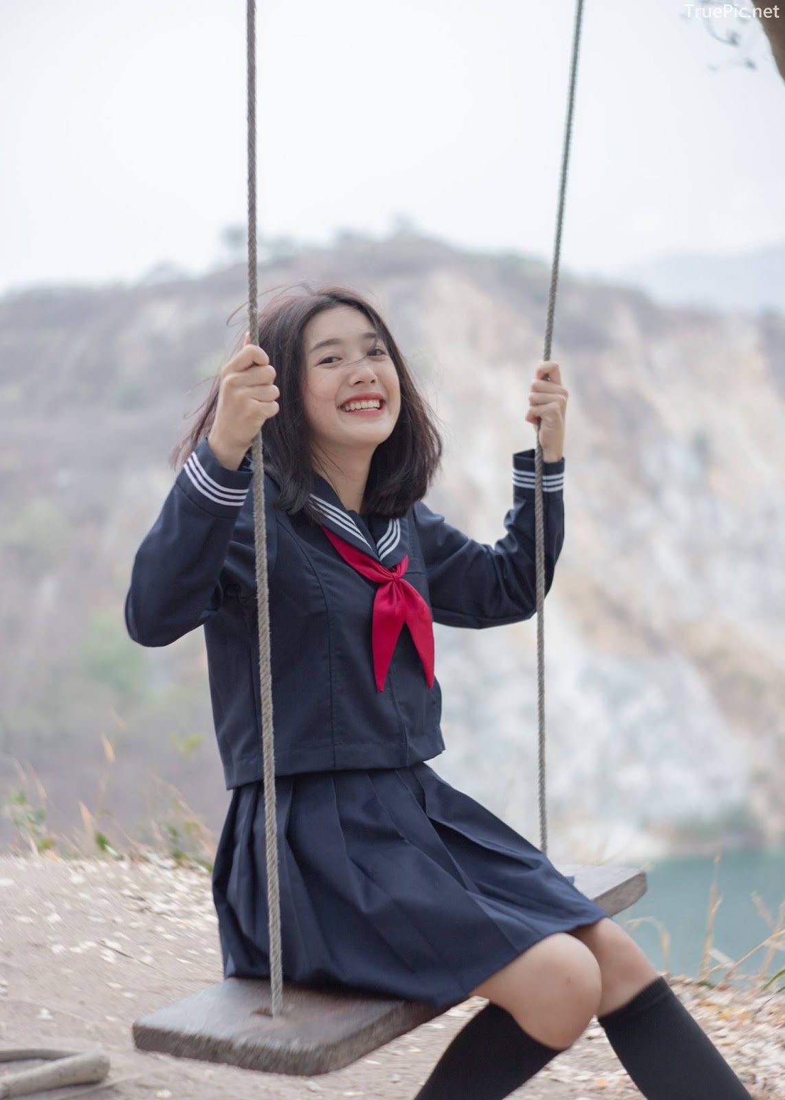 Hot girl Thailand Purewarin Kosiriwalanon - Cosplay Little Playful School Girl - Picture 32