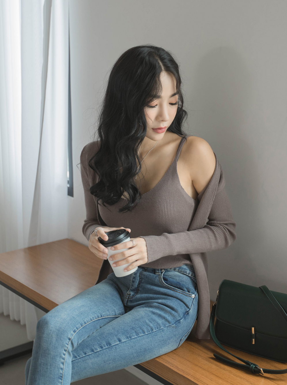 An Seo Rin - Jeans Set - 11.09.2017