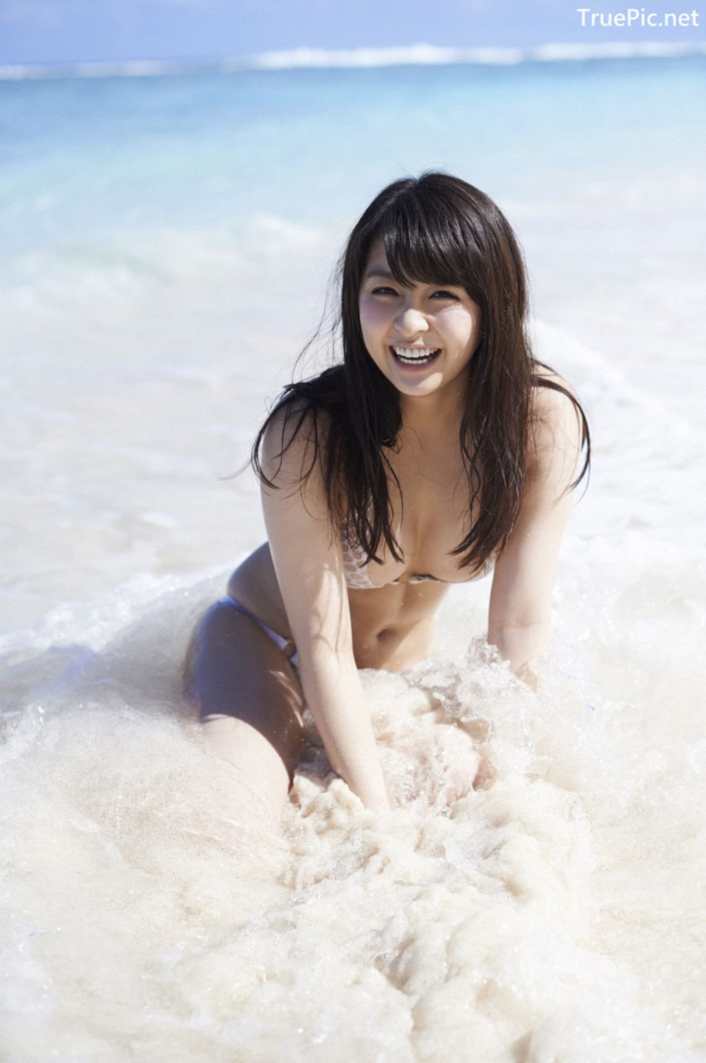 Image-Japanese-Actress-And-Model-Yurina-Yanagi-Blue-Sea-And-Hot-Bikini-Girl-TruePic.net- Picture-9