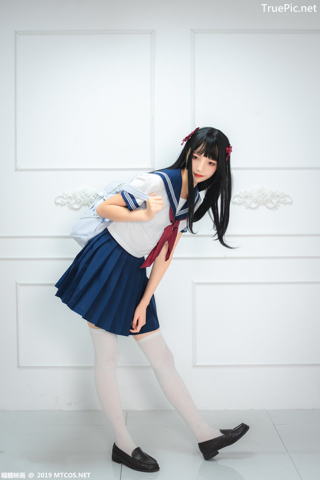 Image-MTCos-喵糖映画-Vol-012–Chinese-Pretty-Model-Cute-School-Girl-With-Sailor-Dress-TruePic.net- Picture-23