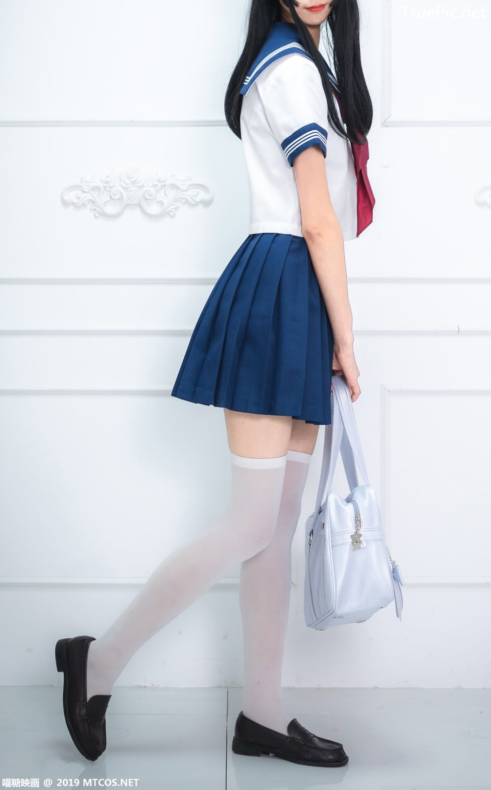 Image-MTCos-喵糖映画-Vol-012–Chinese-Pretty-Model-Cute-School-Girl-With-Sailor-Dress-TruePic.net- Picture-6