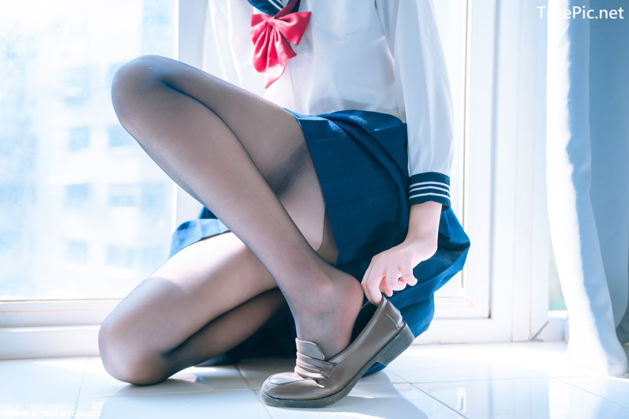 Image MTCos 喵糖映画 Vol.014 – Chinese Cute Model With Japanese School Uniform - TruePic.net- Picture-23