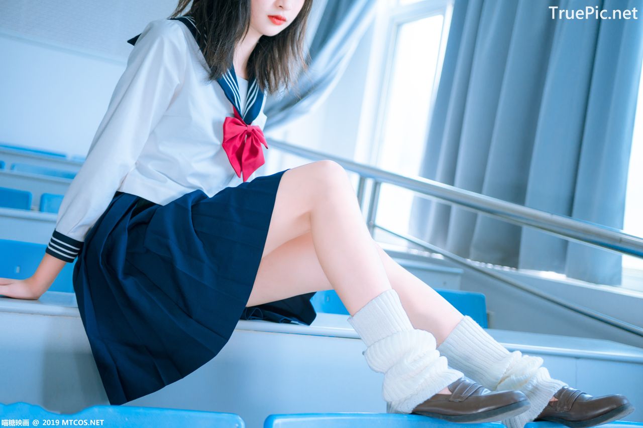 Image MTCos 喵糖映画 Vol.014 – Chinese Cute Model With Japanese School Uniform - TruePic.net- Picture-5