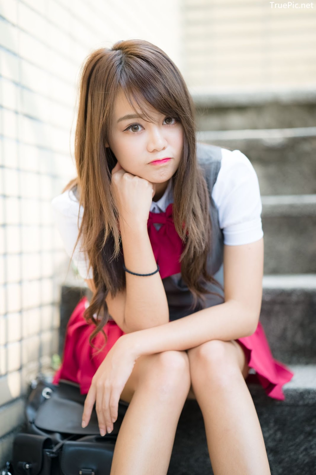 Image-Taiwan-Social-Celebrity-Sun-Hui-Tong-孫卉彤-A-Day-as-Student-Girl-TruePic.net- Picture-109