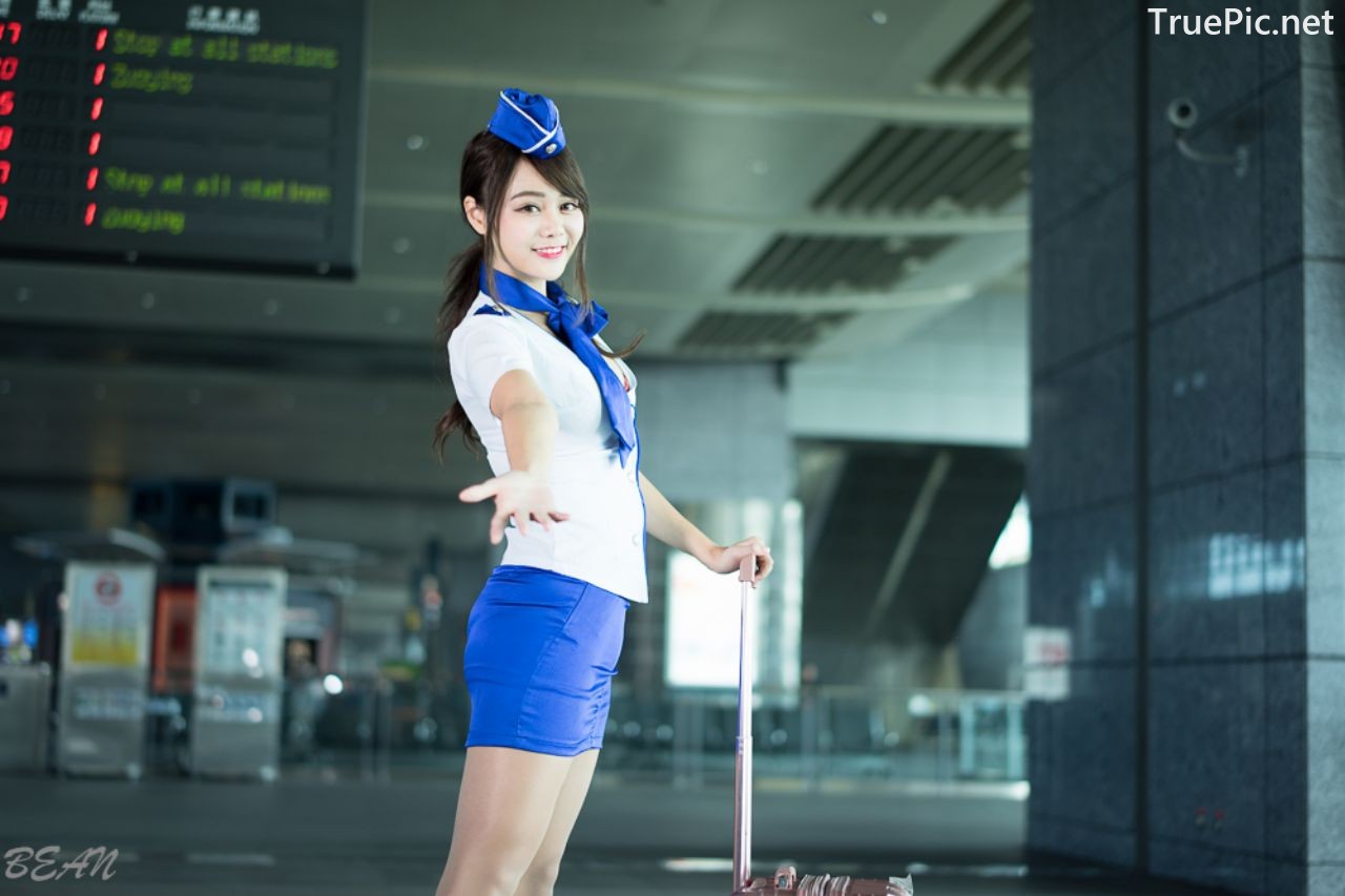 Image-Taiwan-Social-Celebrity-Sun-Hui-Tong-孫卉彤-Stewardess-High-speed-Railway-TruePic.net- Picture-16