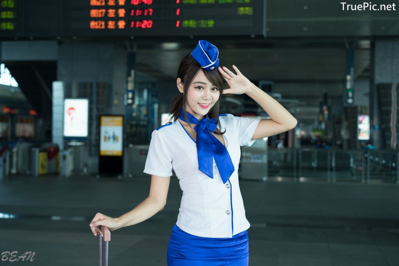 Image-Taiwan-Social-Celebrity-Sun-Hui-Tong-孫卉彤-Stewardess-High-speed-Railway-TruePic.net- Picture-31