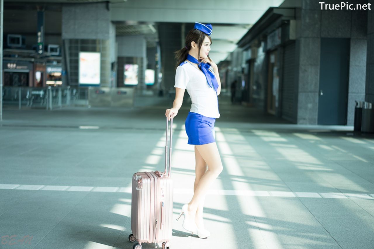 Image-Taiwan-Social-Celebrity-Sun-Hui-Tong-孫卉彤-Stewardess-High-speed-Railway-TruePic.net- Picture-4