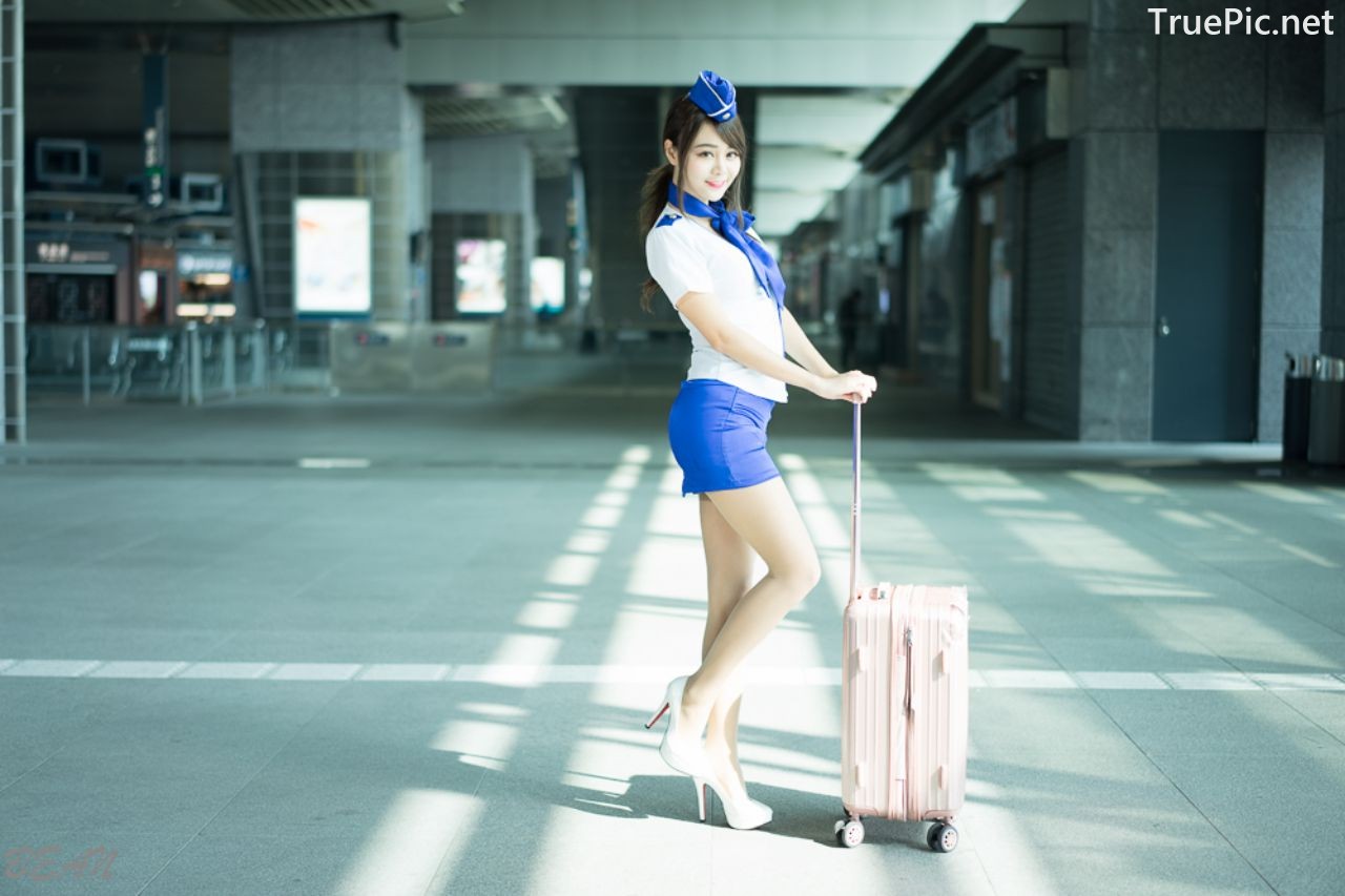 Image-Taiwan-Social-Celebrity-Sun-Hui-Tong-孫卉彤-Stewardess-High-speed-Railway-TruePic.net- Picture-5