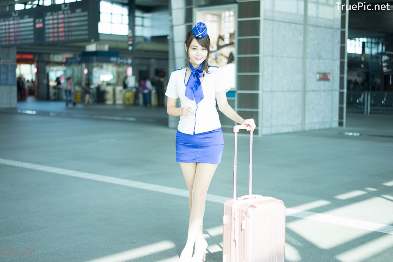 Image-Taiwan-Social-Celebrity-Sun-Hui-Tong-孫卉彤-Stewardess-High-speed-Railway-TruePic.net- Picture-6