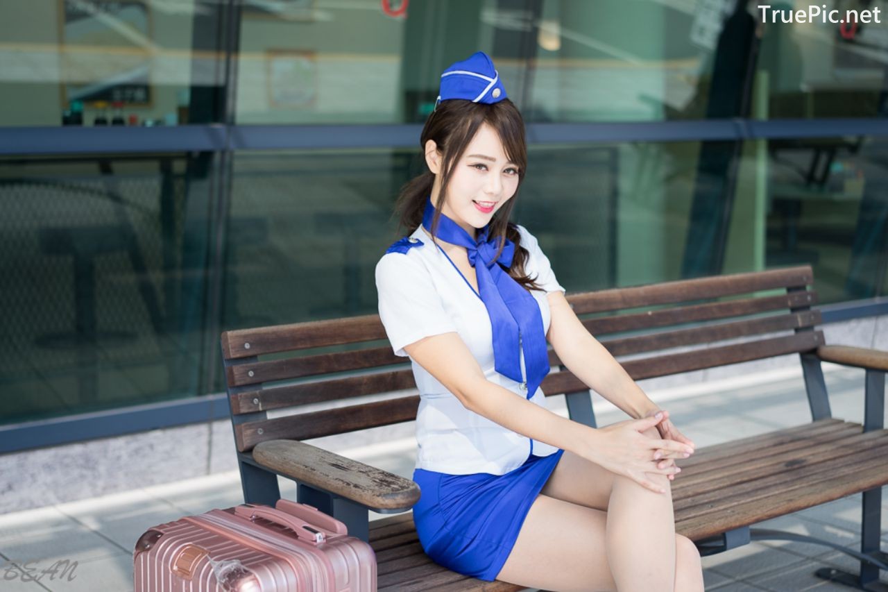 Image-Taiwan-Social-Celebrity-Sun-Hui-Tong-孫卉彤-Stewardess-High-speed-Railway-TruePic.net- Picture-63