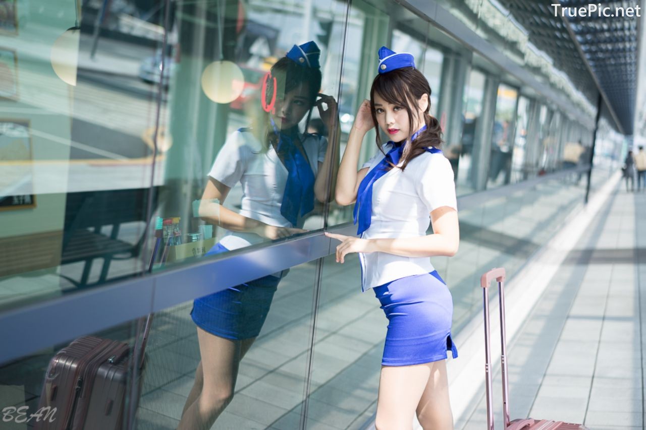 Image-Taiwan-Social-Celebrity-Sun-Hui-Tong-孫卉彤-Stewardess-High-speed-Railway-TruePic.net- Picture-67