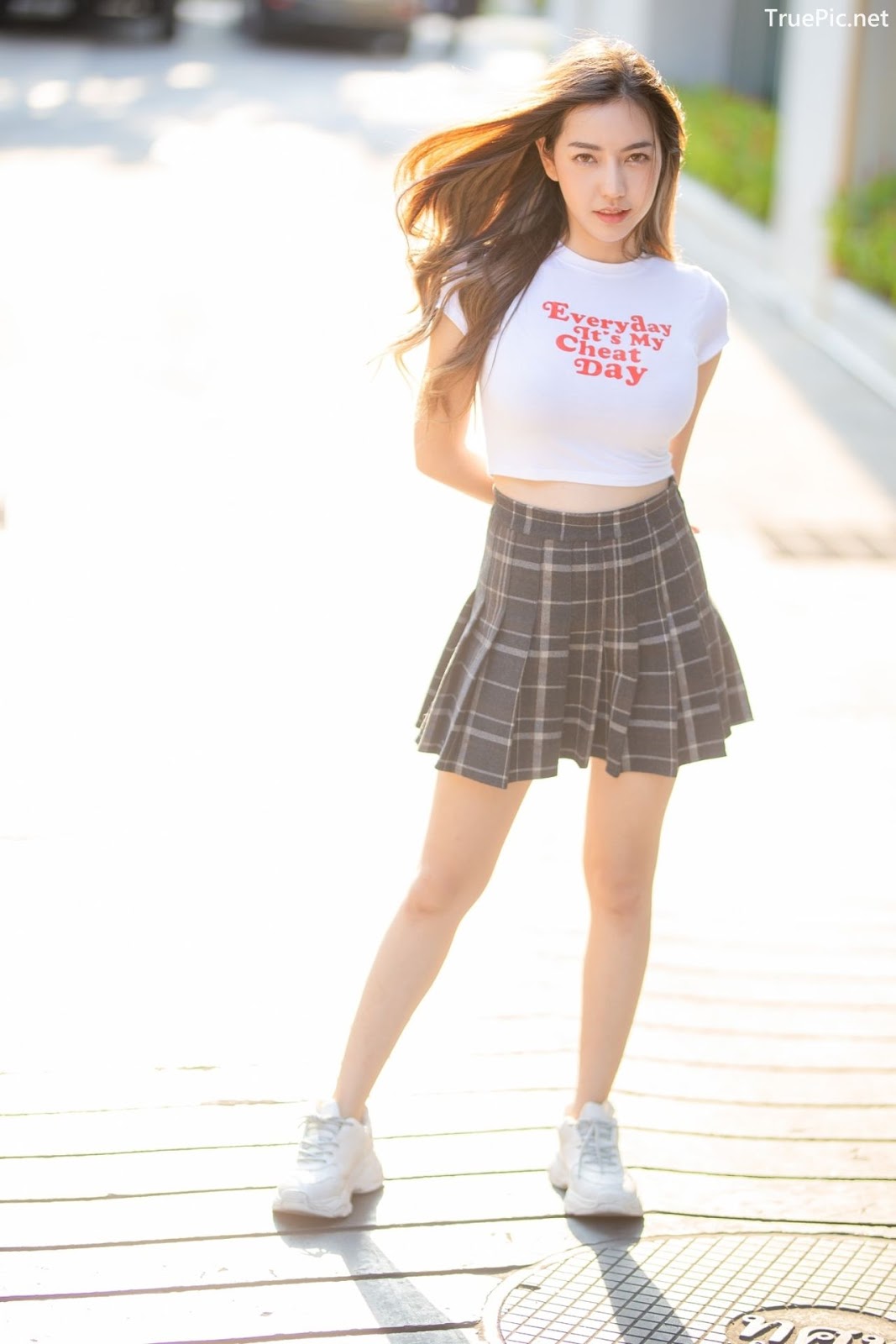 Image-Thailand-Cute-Model-Champ-Phawida-Croptop-And-MiniSkirt-TruePic.net- Picture-6