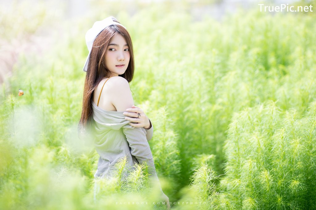 Image-Thailand-Cute-Model-Creammy-Chanama-Beautiful-Angel-In-Flower-Garden-TruePic.net- Picture-24