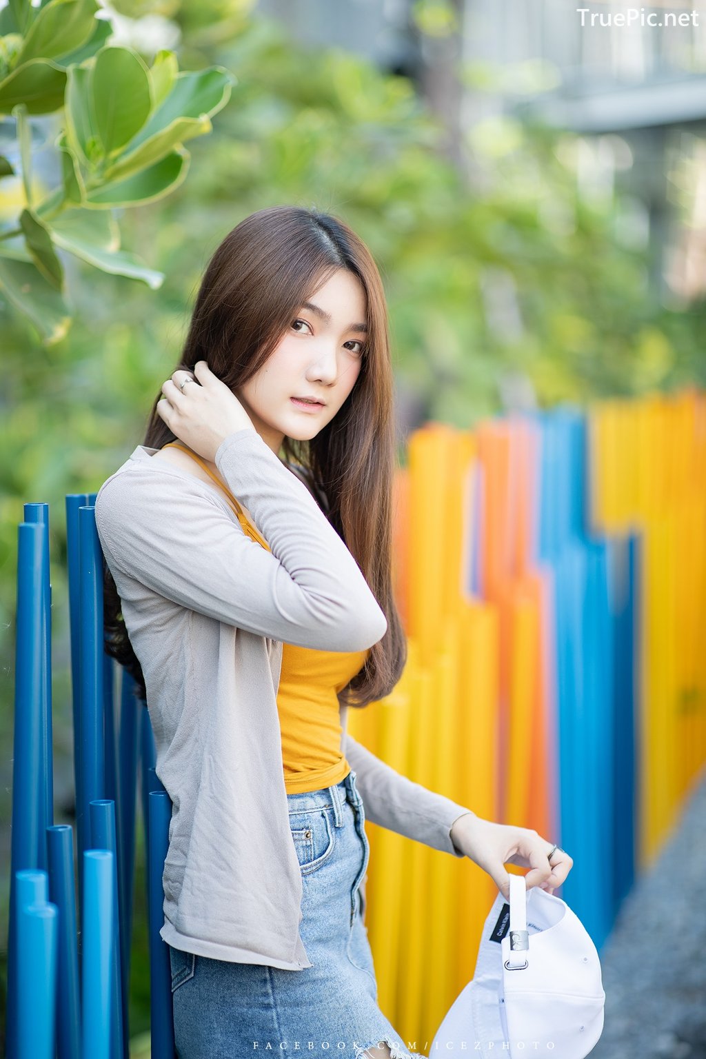 Image-Thailand-Cute-Model-Creammy-Chanama-Beautiful-Angel-In-Flower-Garden-TruePic.net- Picture-39