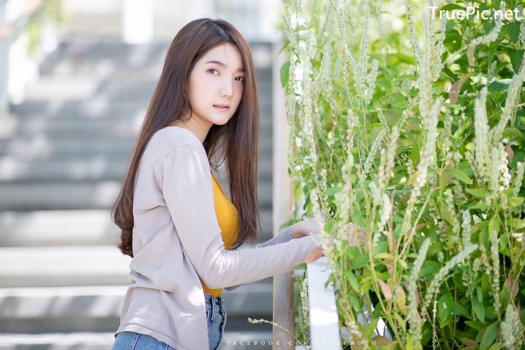 Image-Thailand-Cute-Model-Creammy-Chanama-Beautiful-Angel-In-Flower-Garden-TruePic.net- Picture-65