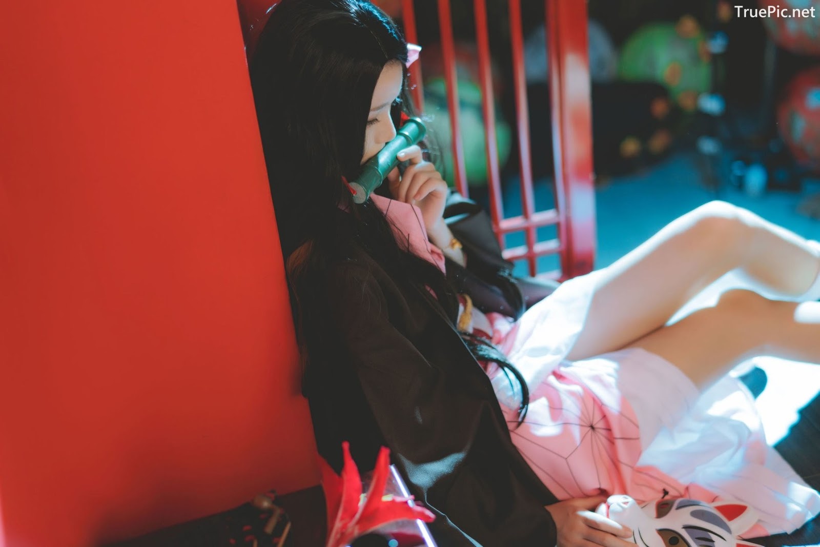 Image Japanese Model - Cherry Neko - [Cosplay] Nezuko Kamado (Kimetsu no Yaiba) - TruePic.net - Picture-1