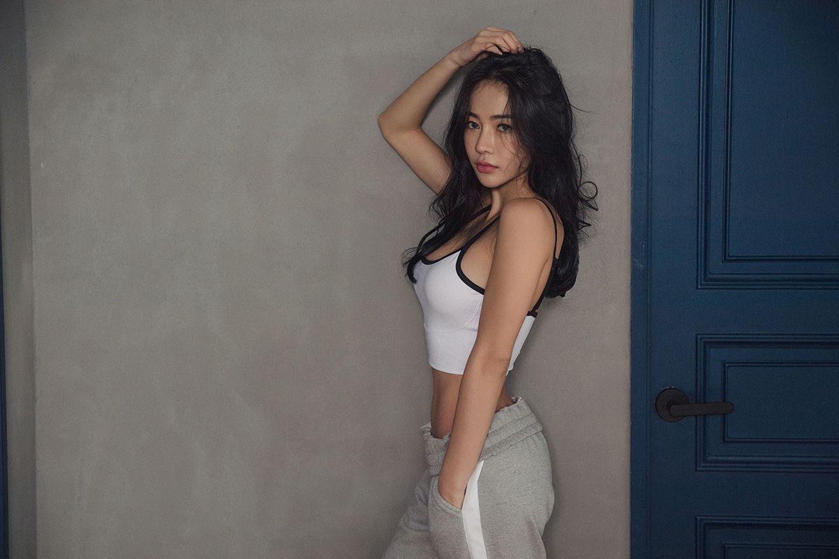 An Seo Rin model - Korean fashion Fitness Set - Jan.2018, TruePic.net