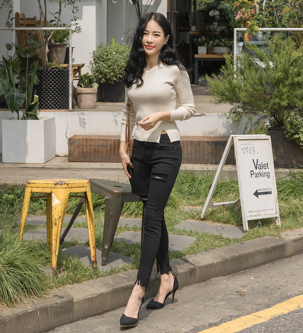 An Seo Rin - Jeans Set - 12.09.2017