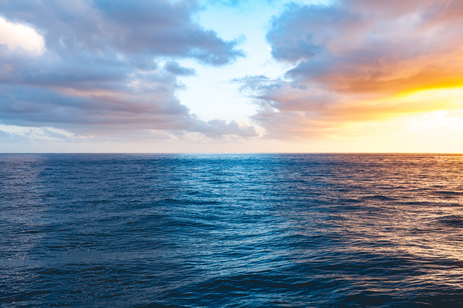 Kauai, USA, ocean, skyline, sky