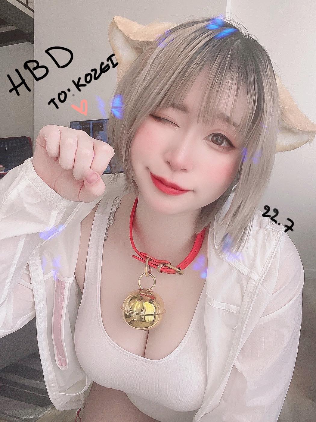 Ảnh cosplay bé mèo BB của Kozei 11