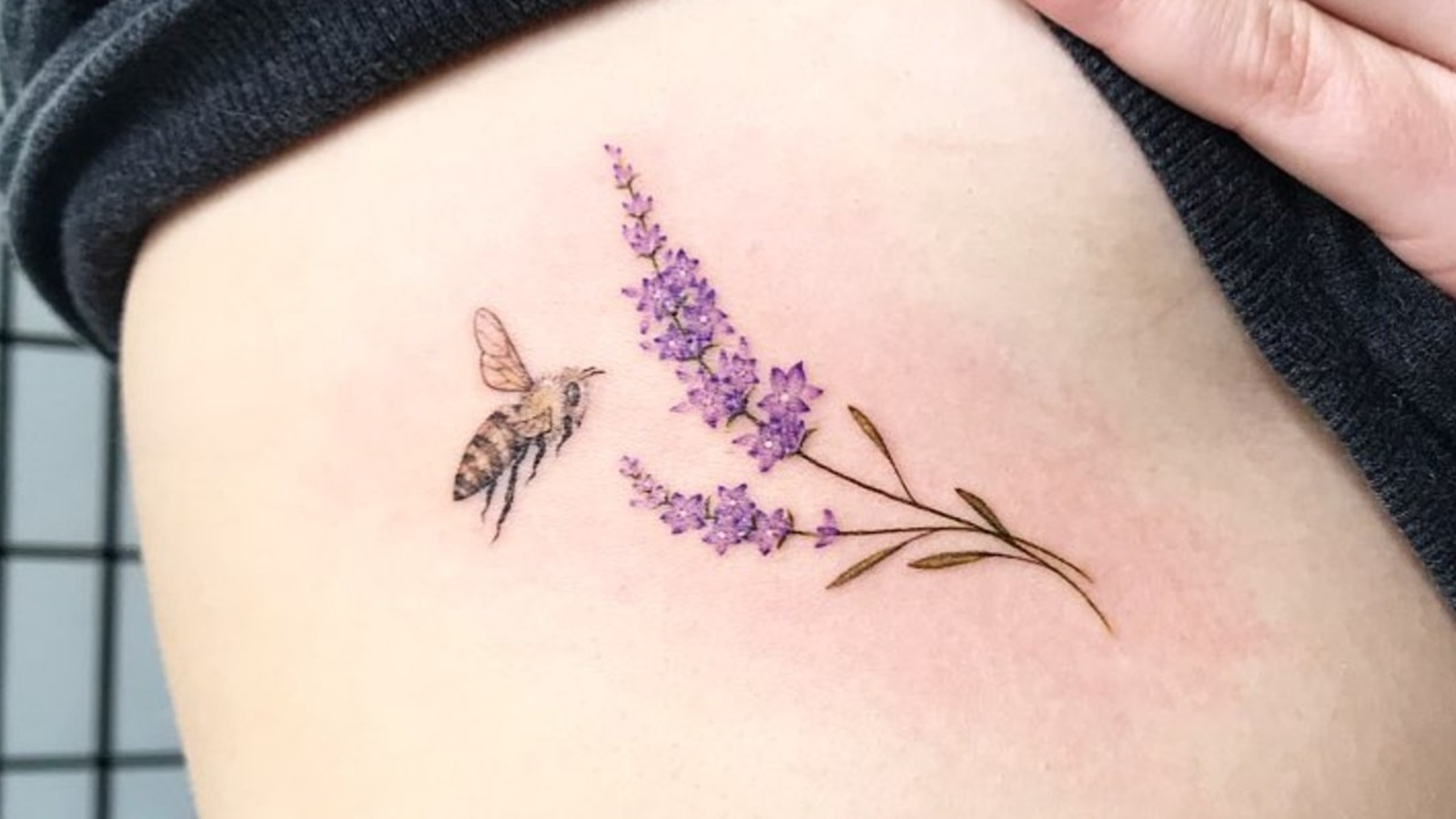 Here's What A Lavender Tattoo Really Means