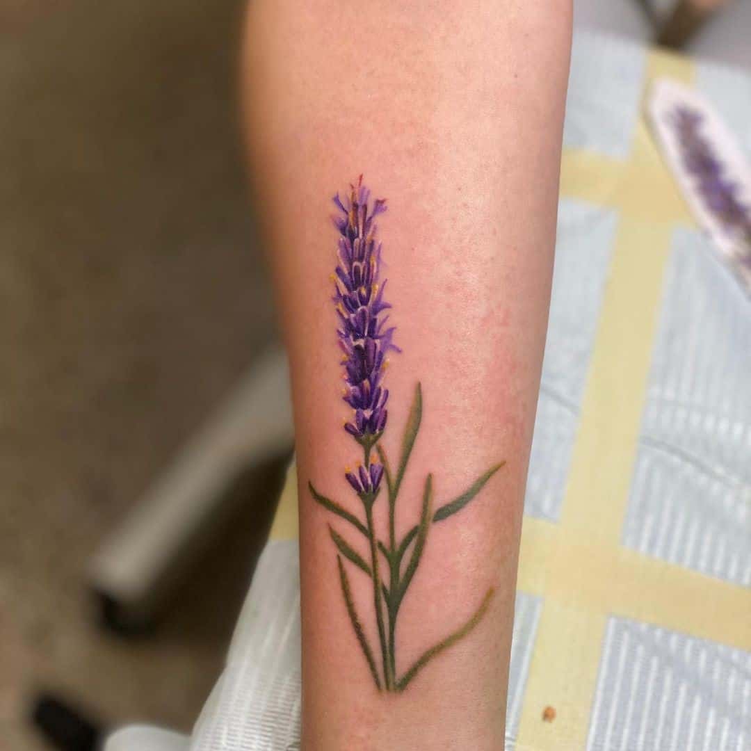 80+ Best Lavender Tattoo Design Ideas (and What They Mean) - Saved Tattoo