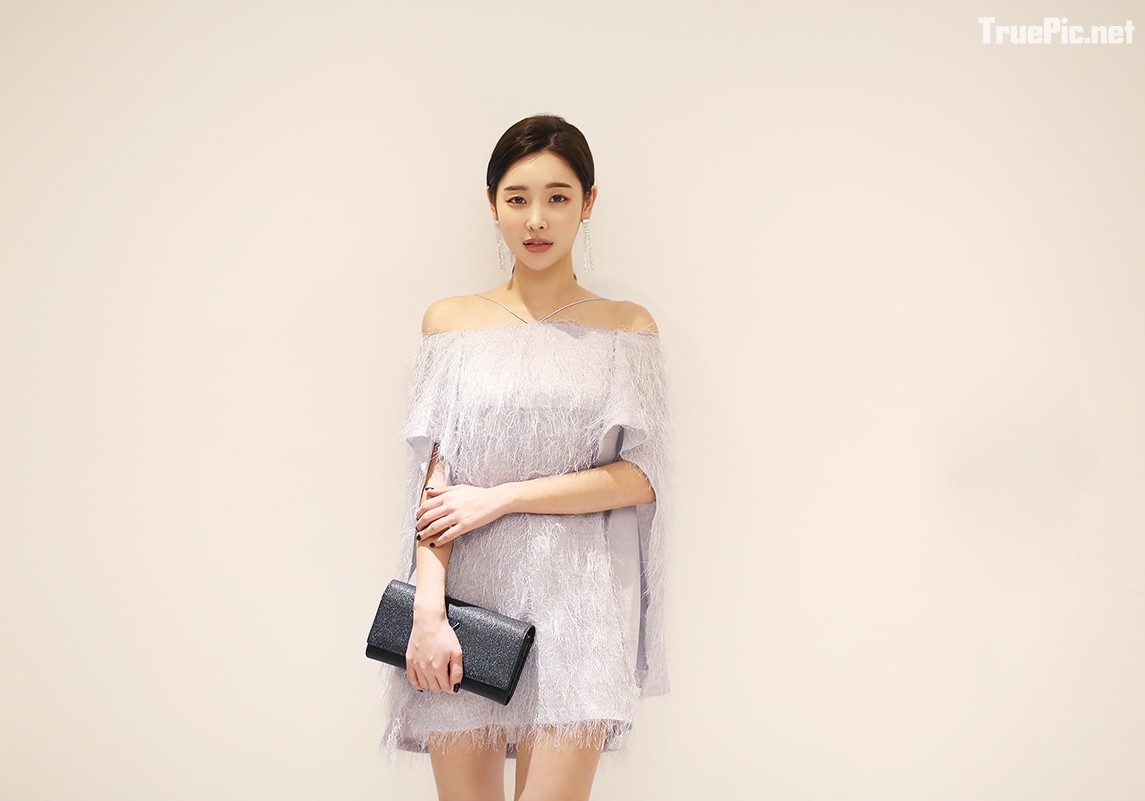 Park Da Hyun beautiful images - Korean fashion office dress - Jan.2018, TruePic.net