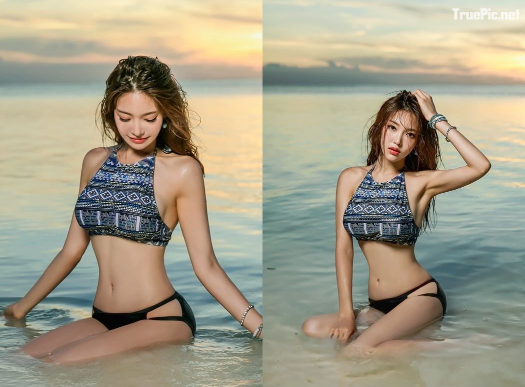 Park Jung Yoon hot korean model charming with sexy bikinis in Summer Collection 2018, TruePic.net