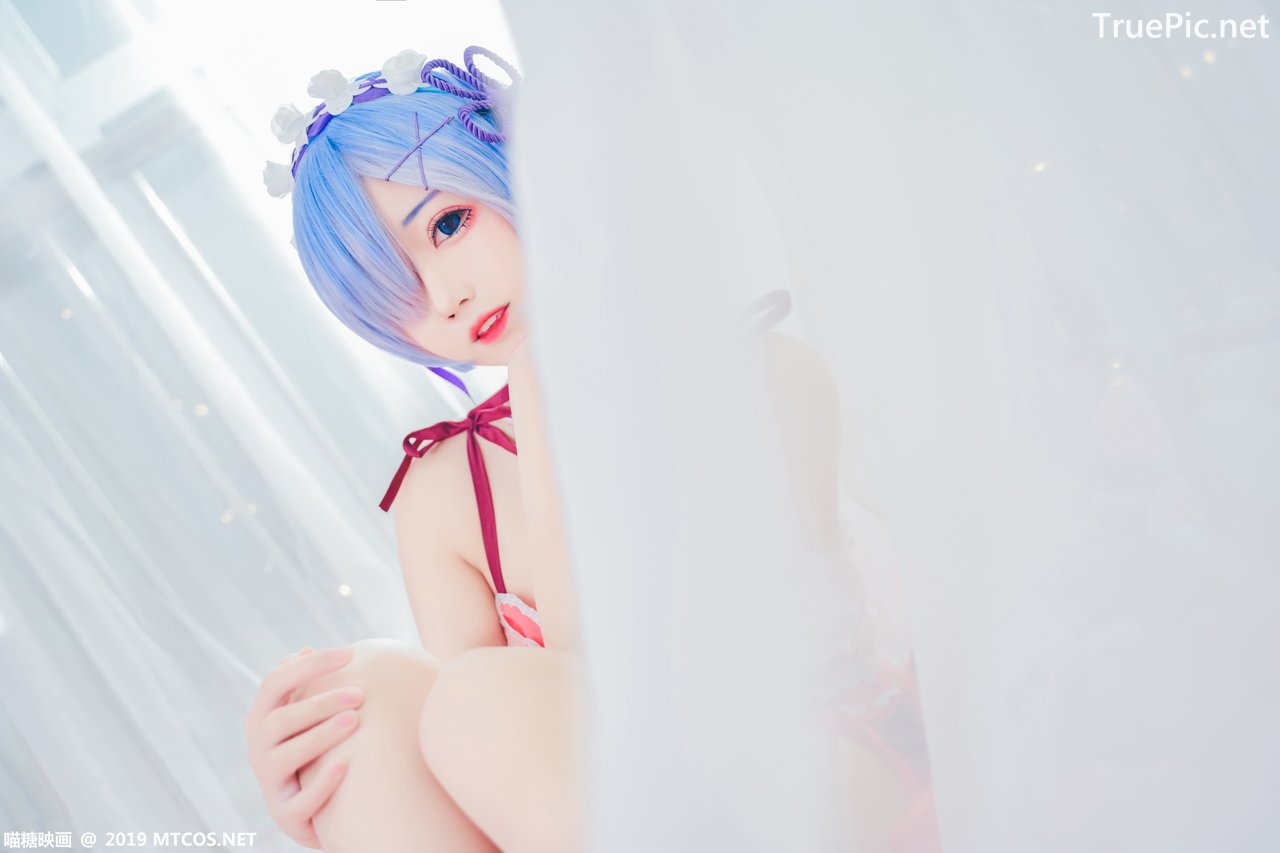 Image [MTCos] 喵糖映画 Vol.018 – Chinese Cute Model – Beautiful Rem Cosplay - TruePic.net - Picture-14