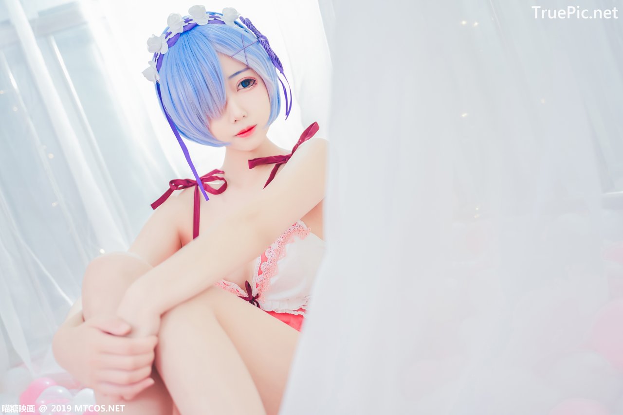 Image [MTCos] 喵糖映画 Vol.018 – Chinese Cute Model – Beautiful Rem Cosplay - TruePic.net - Picture-16