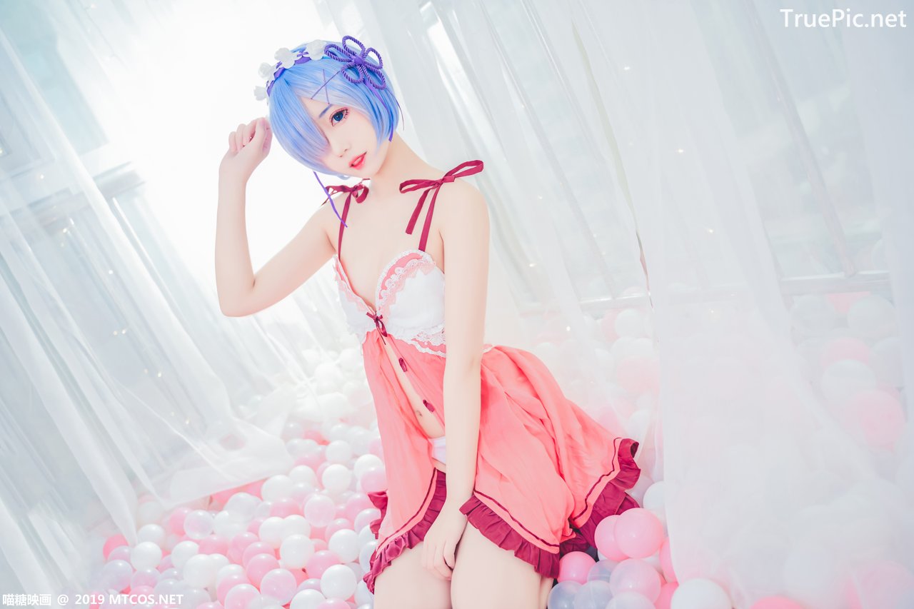 Image [MTCos] 喵糖映画 Vol.018 – Chinese Cute Model – Beautiful Rem Cosplay - TruePic.net - Picture-23