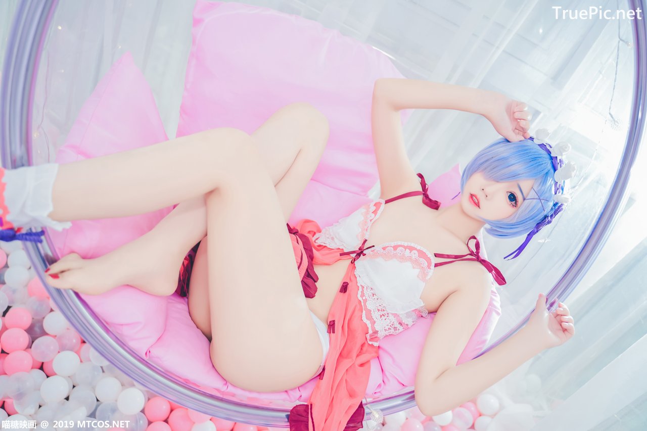 Image [MTCos] 喵糖映画 Vol.018 – Chinese Cute Model – Beautiful Rem Cosplay - TruePic.net - Picture-39