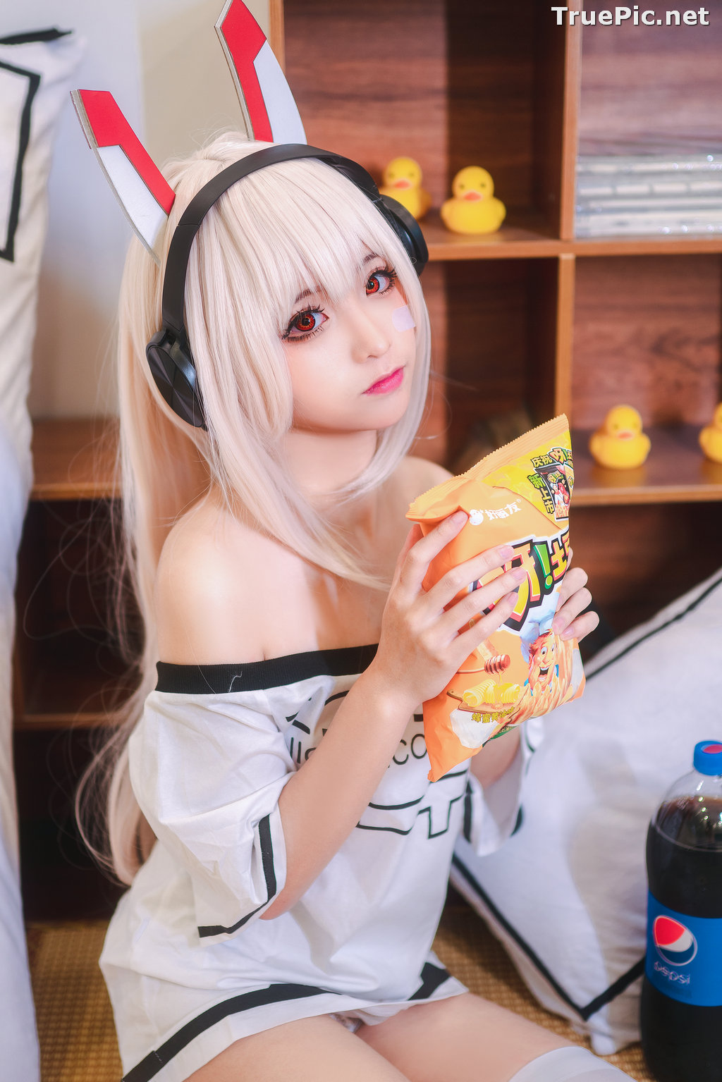 Image [MTCos] 喵糖映画 Vol.024 – Chinese Model – Combination of Pepsi and Potato Chips - TruePic.net - Picture-1