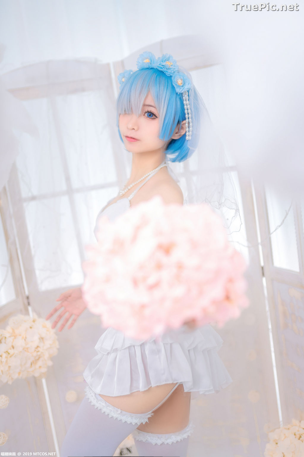 Image [MTCos] 喵糖映画 Vol.029 – Chinese Cute Model – Bride Rem Cosplay - TruePic.net - Picture-1