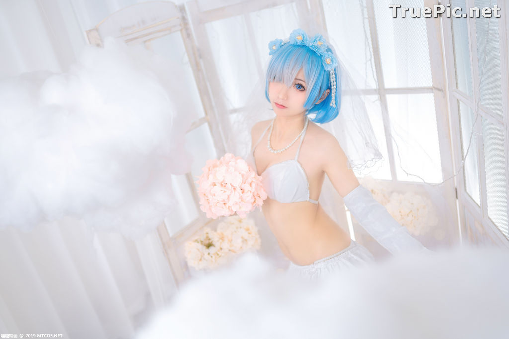 Image [MTCos] 喵糖映画 Vol.029 – Chinese Cute Model – Bride Rem Cosplay - TruePic.net - Picture-7