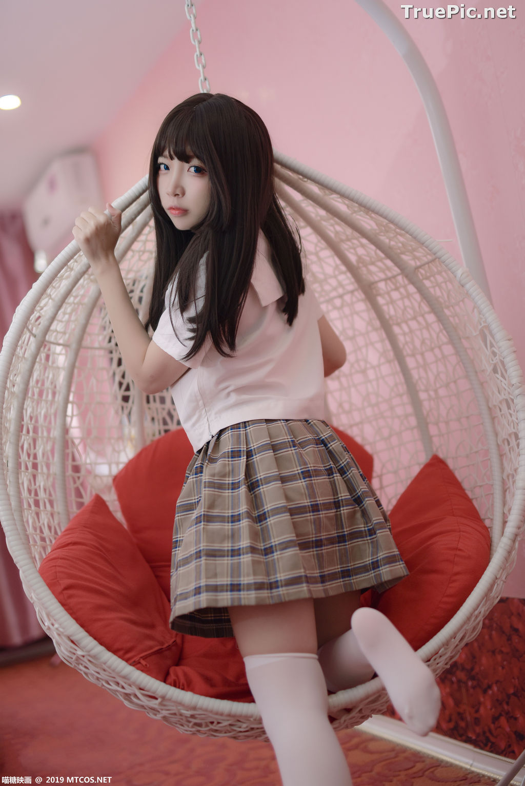 Image [MTCos] 喵糖映画 Vol.034 – Chinese Cute Model - Schoolgirl Uniform - TruePic.net - Picture-1